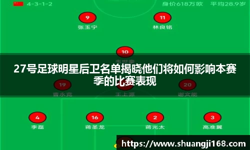 27号足球明星后卫名单揭晓他们将如何影响本赛季的比赛表现